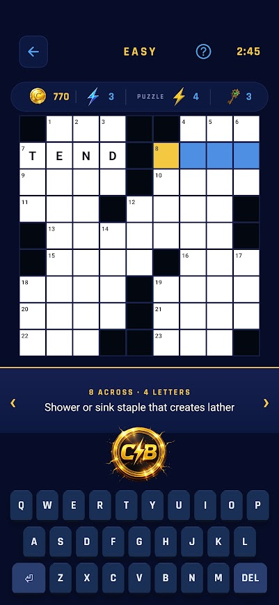 ClueBreaker crossword gameplay